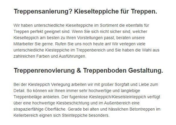 Treppenrenovierung 