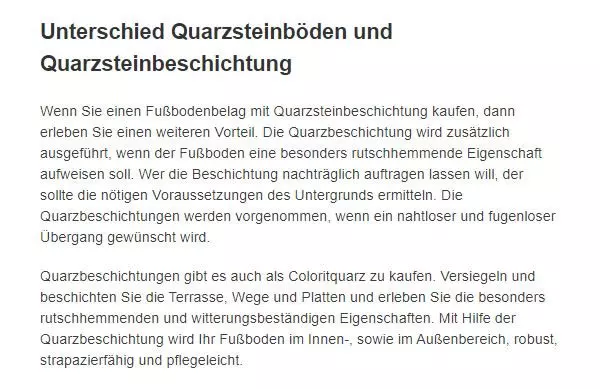 Quarzstein Bodenbeschichtung in der Nähe von  Engstingen